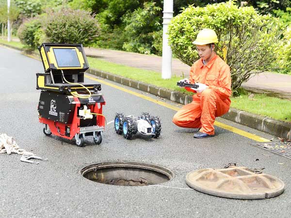 总口管理区管道机器人检测
