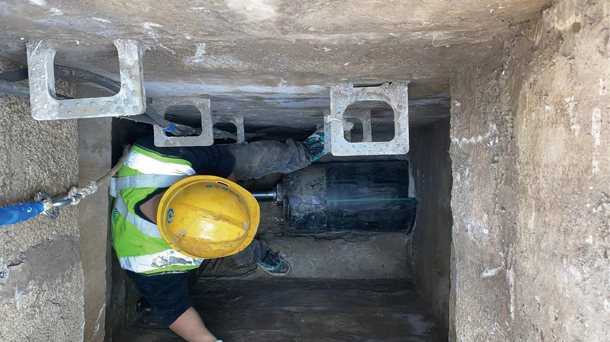 总口管理区HDPE短管内衬法